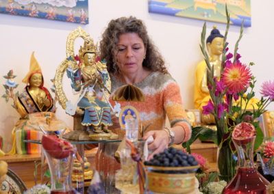 Dawn Jackson Ritual Assistant at Buddha Maitreya Empowerment Oct 2017